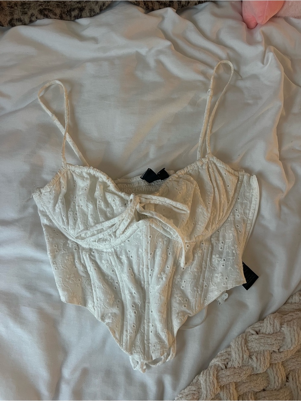 Windsor White Dainty Corset  - Women